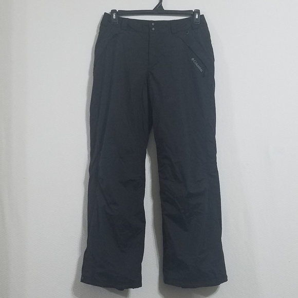 Columbia Mens Small Black Ski Winter Snow Pants Snowboard Snowsuit Insulated Bib